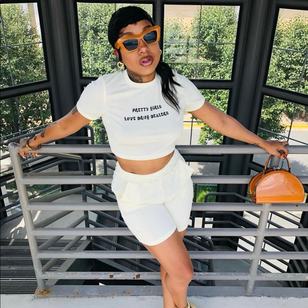 Two piece short set